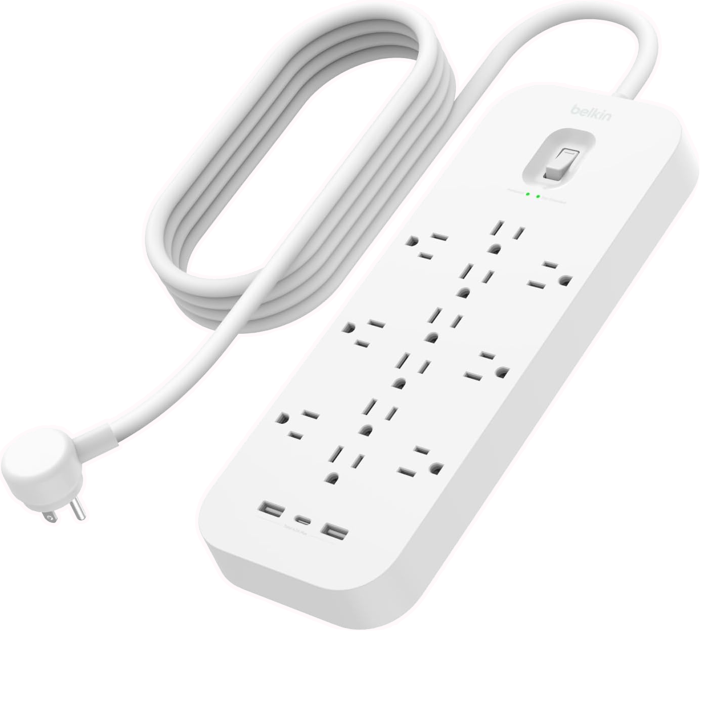 belkin sra007 12 outlet surge protector with usb ports