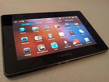 The BlackBerry PlayBook.