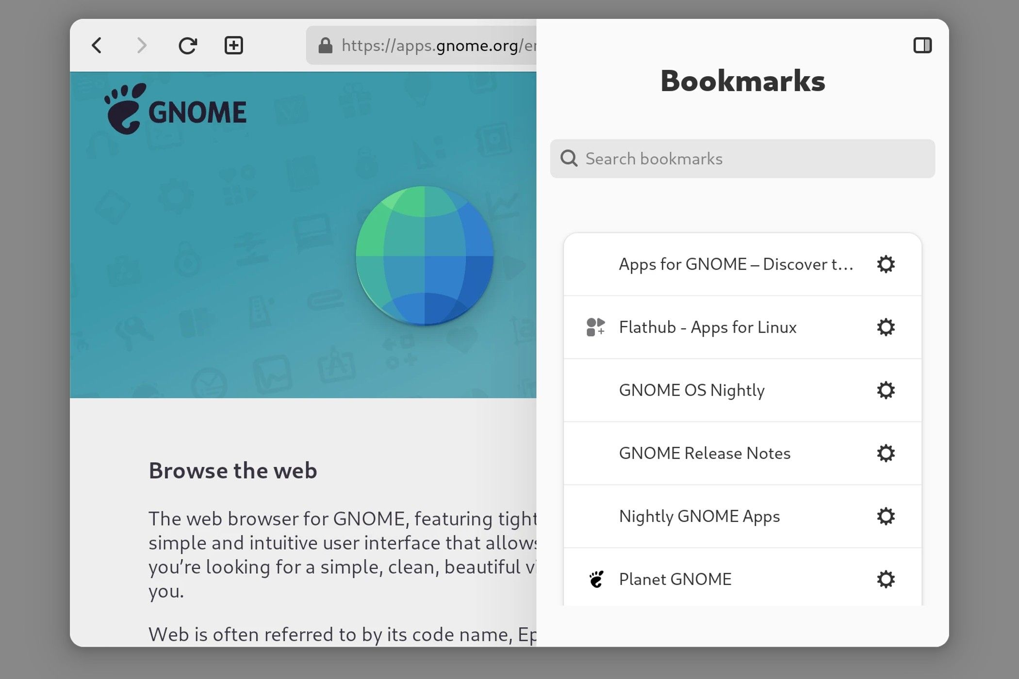 bookmarks-Gnome