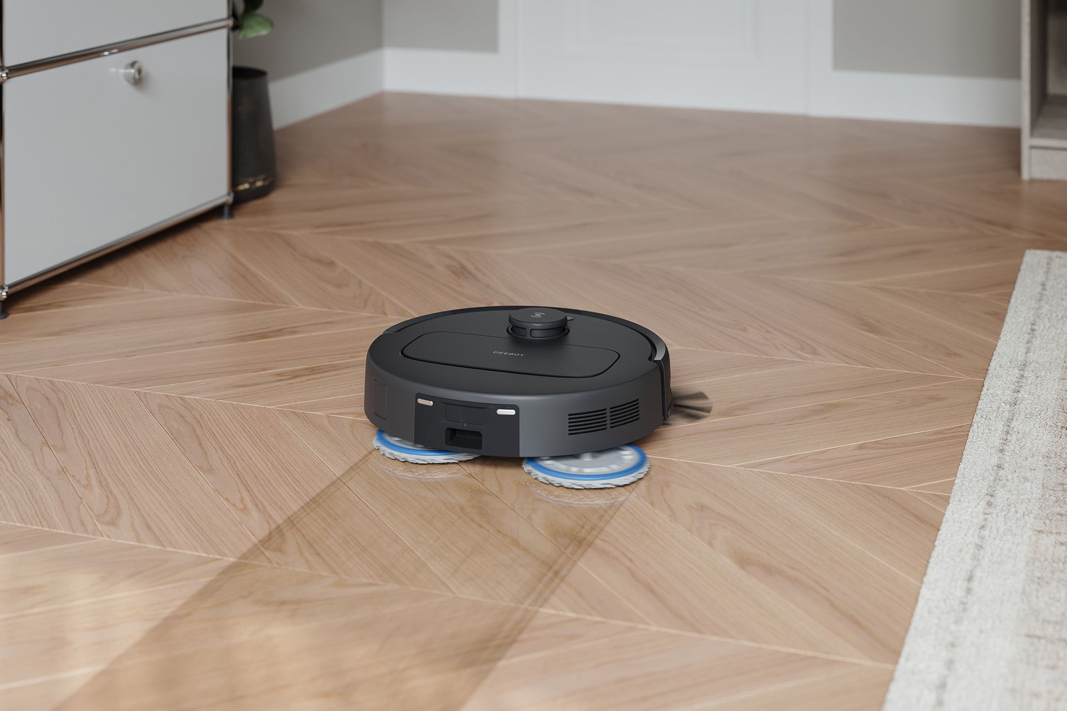 DEEBOT N30 OMNI Mopping Floors With OZMO Turbo 2.0