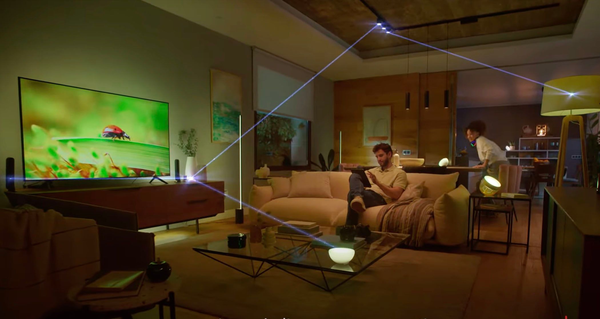 Expanding your smart home – examples of different lighting options.