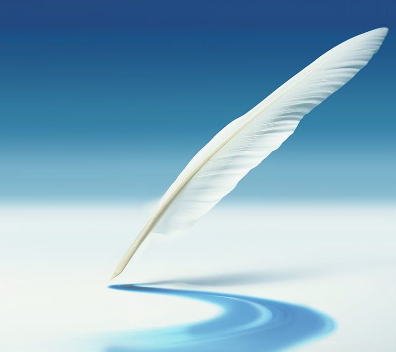 The white feather Samsung Galaxy Note 2 wallpaper.