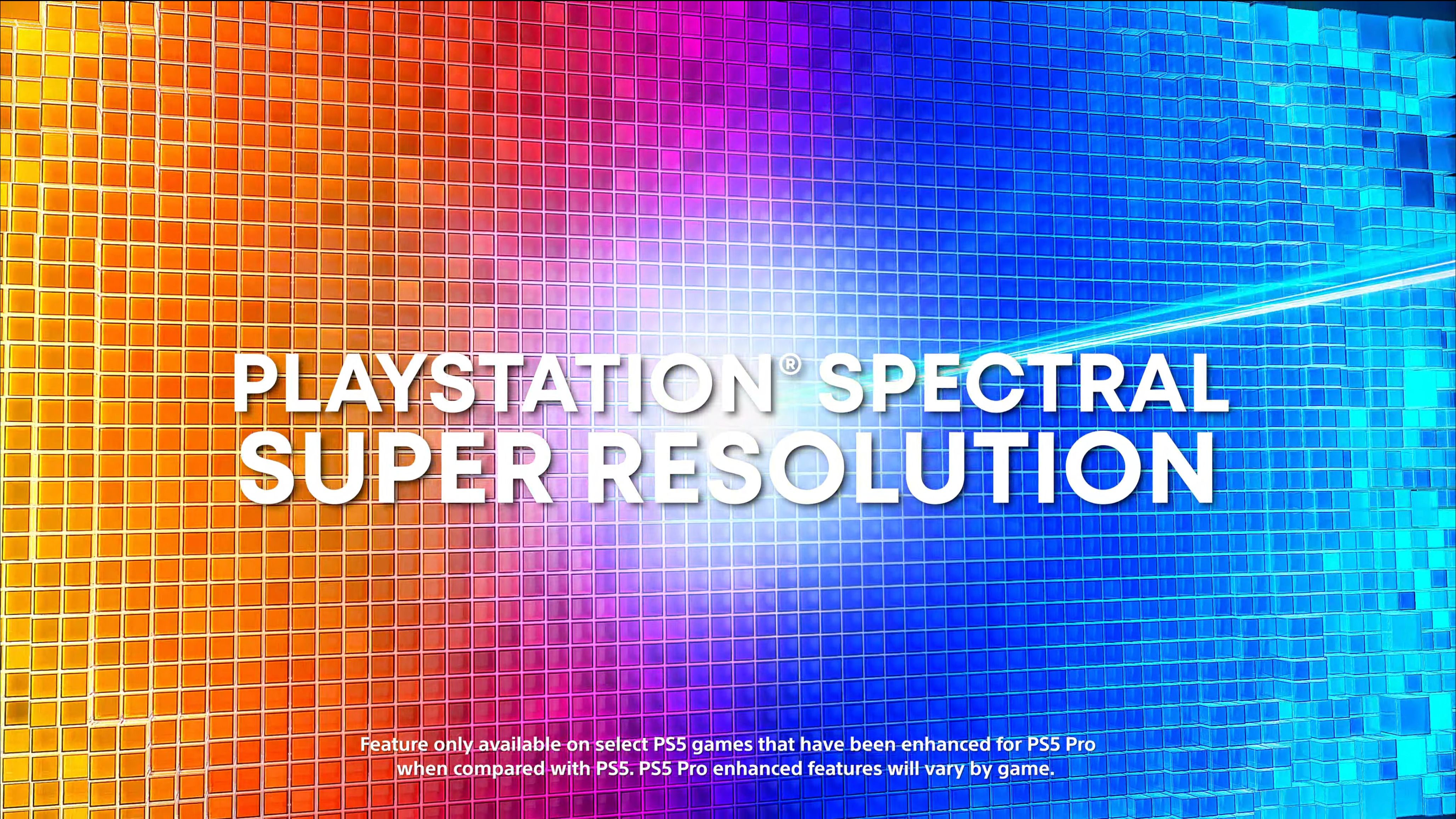 PlayStation Spectral Super Resolution splash image.