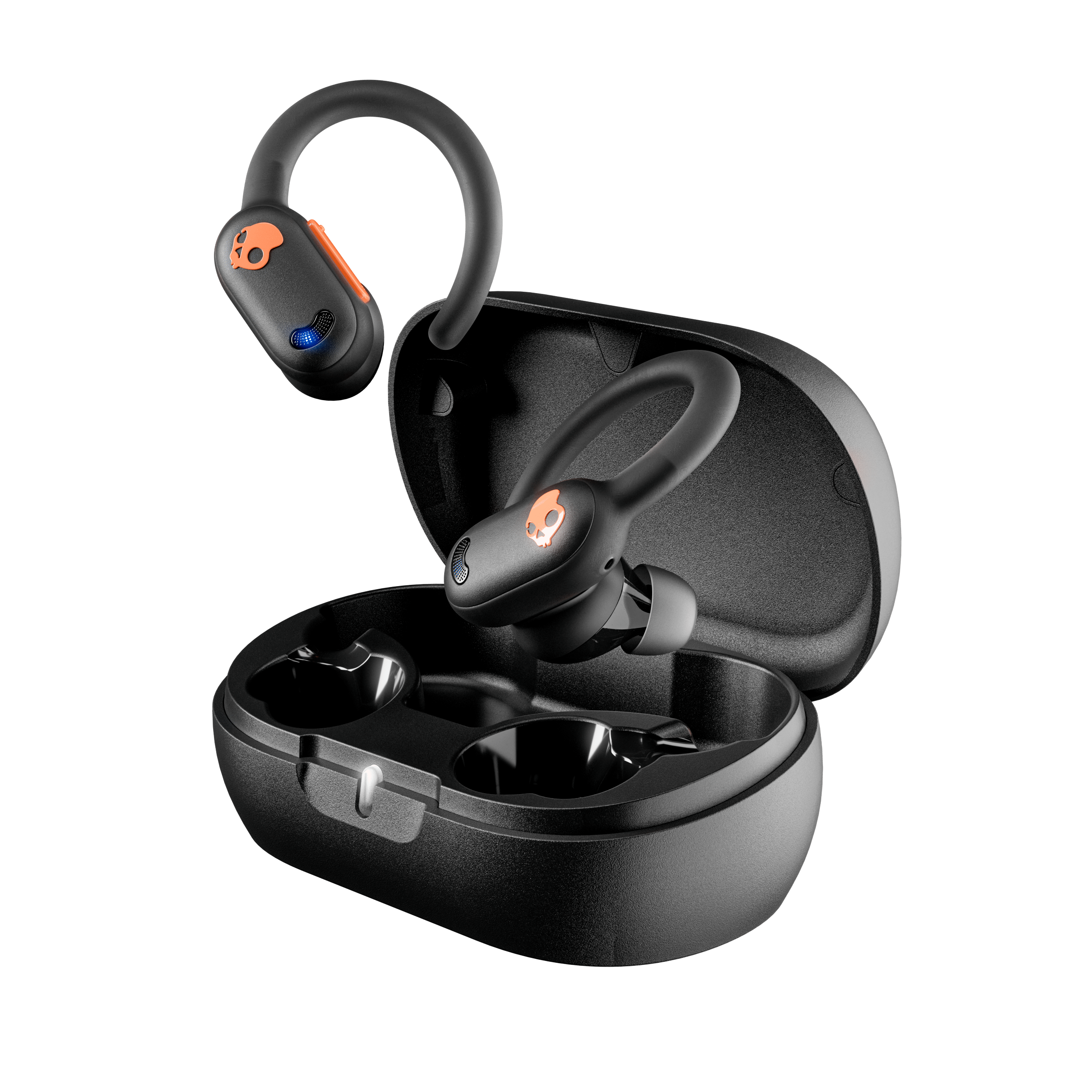 The Skullcandy Push ANC Active True Wireless Earbuds and case.