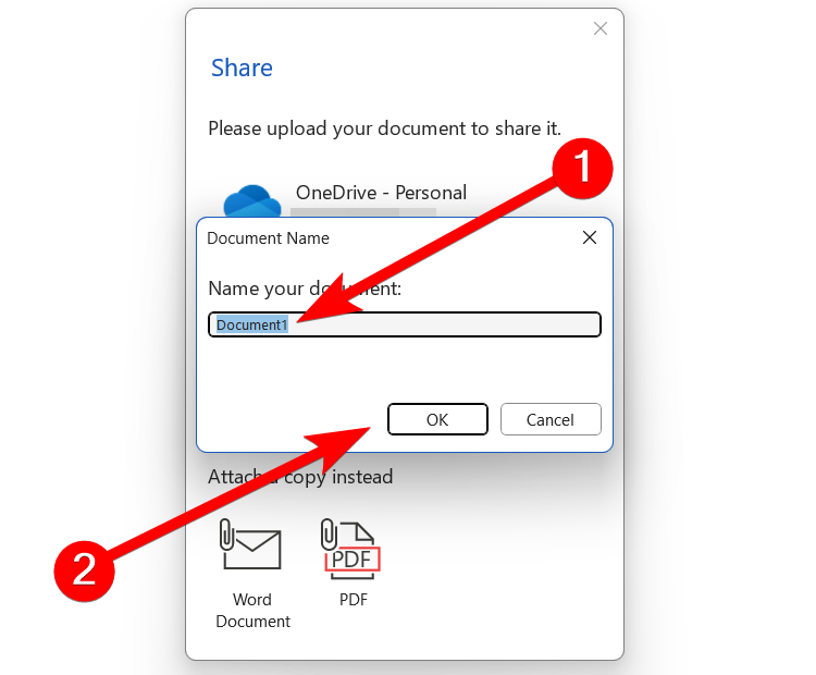 The popup to save document in Microsoft Word.