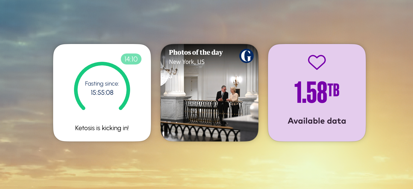 iPhone widgets on macOS Sequoia.