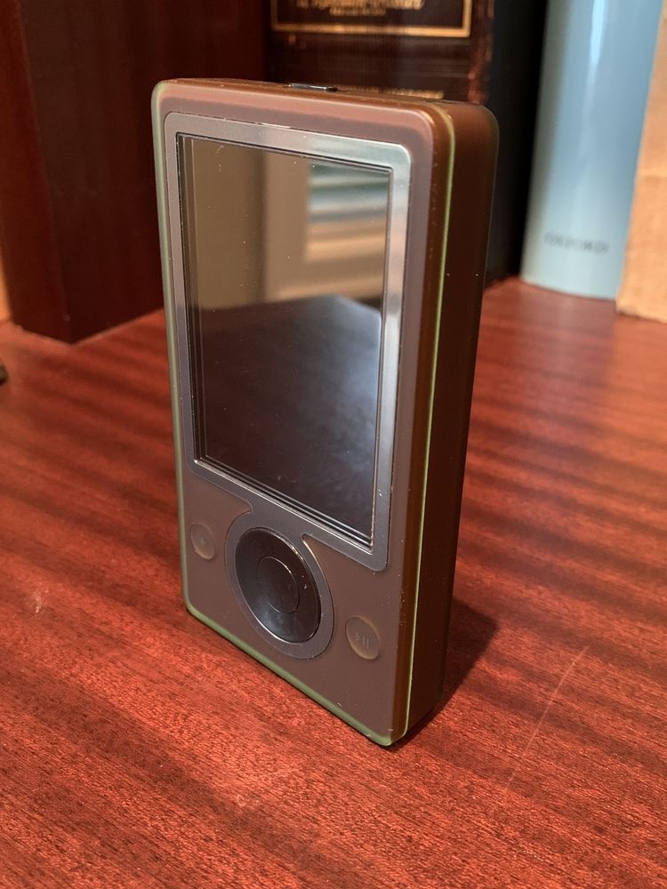 A Brown Microsoft Zune.