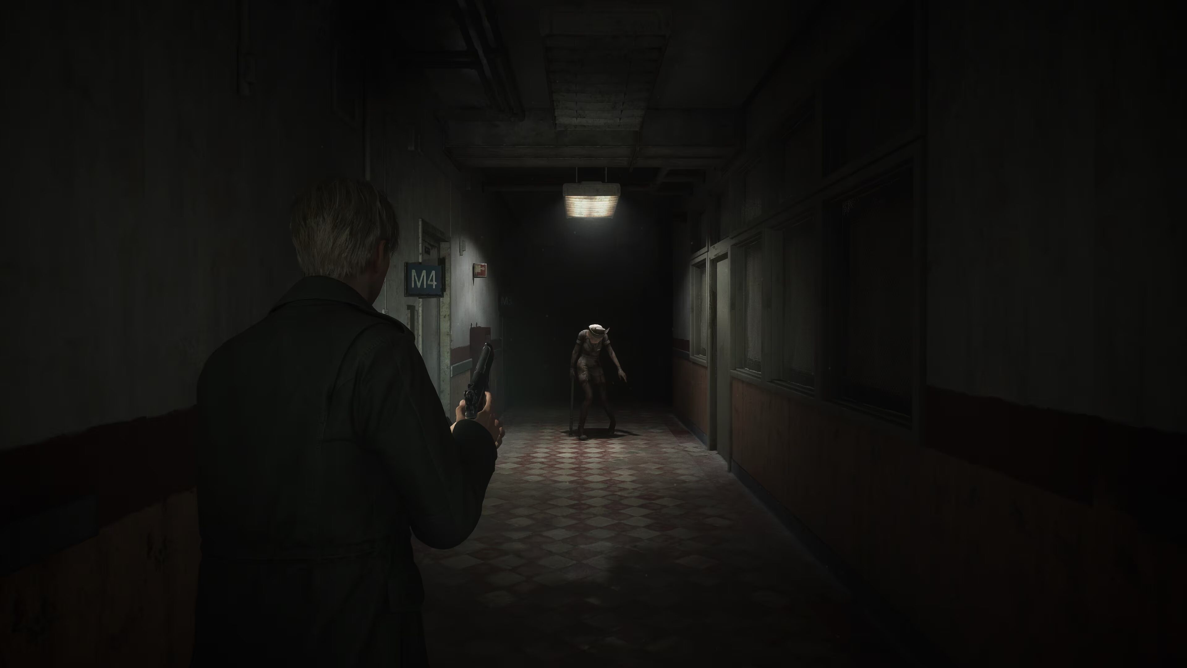 A pre-release screenshot from Silent Hill 2 remake.