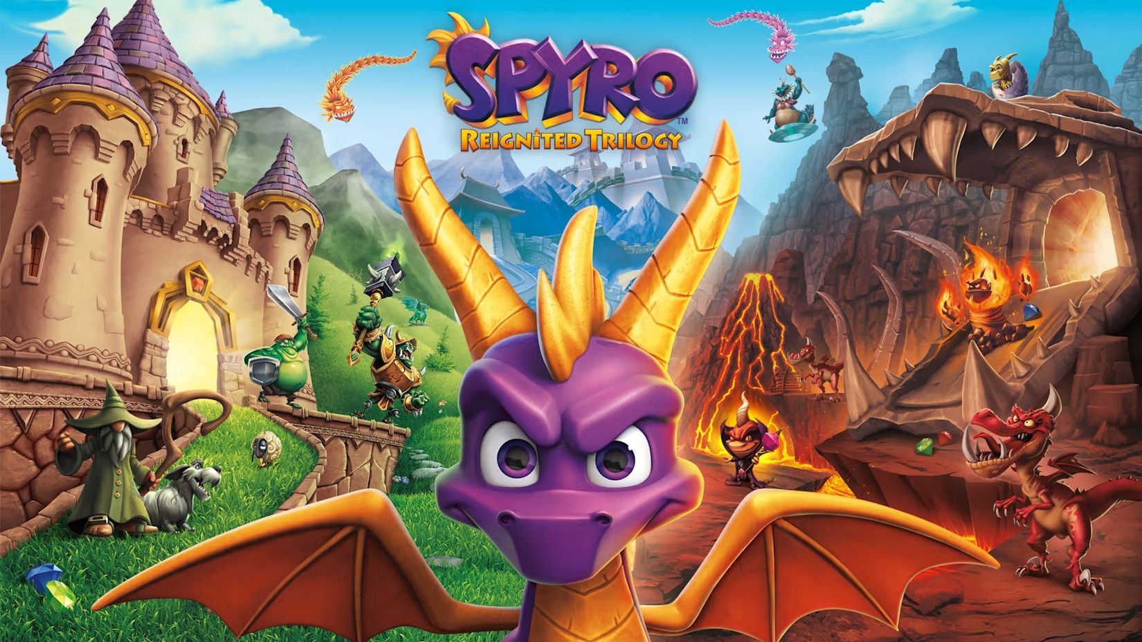 Promotional art for Spyro Reignited Trilogy.