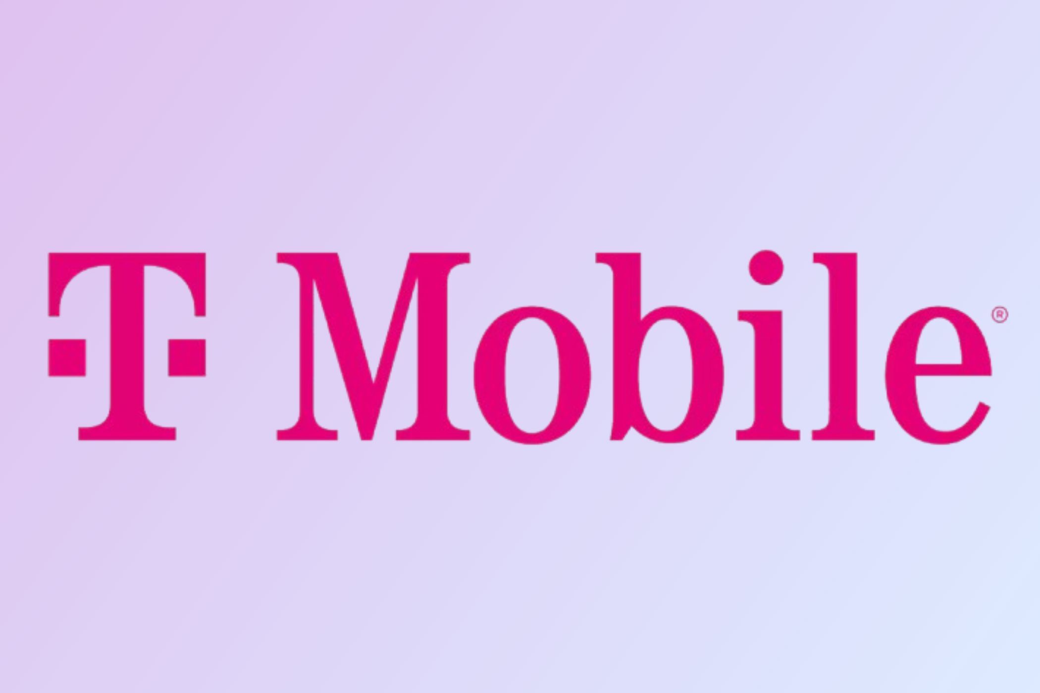 T-Mobile Logo on a gradient background