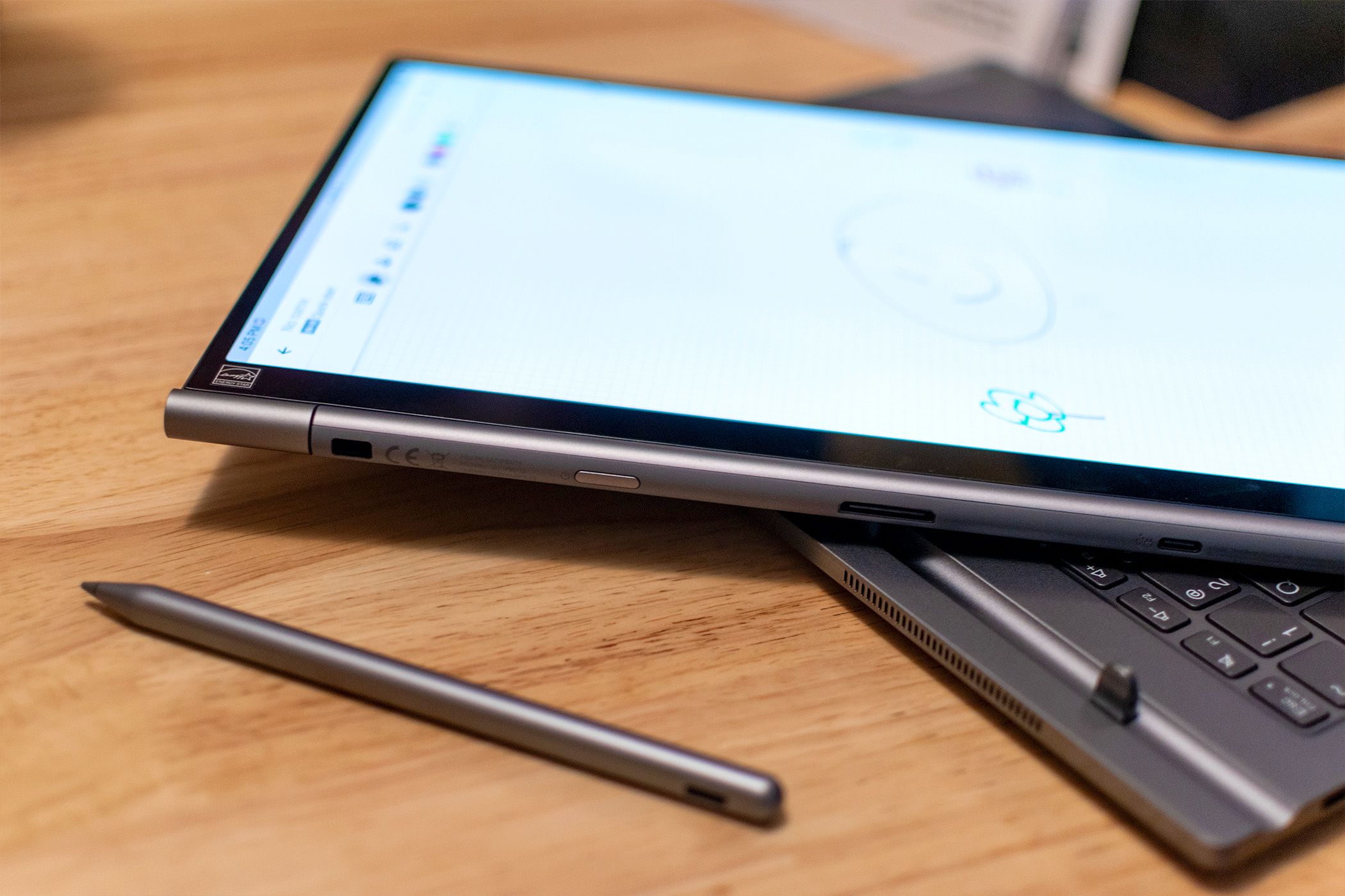 The ThinkBook Plus Gen 5 Hybrid with its stylus.