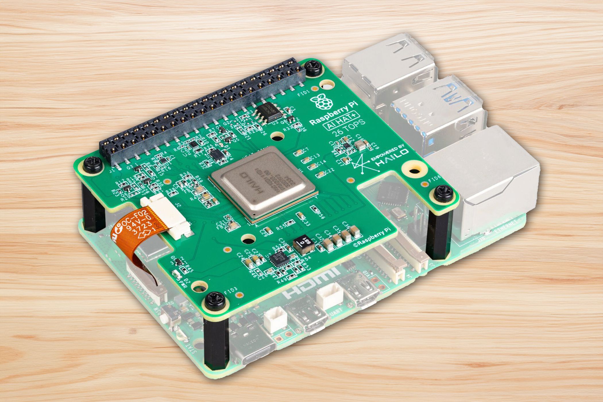 Raspberry Pi Gets a Performance Boost With the AI Hat+