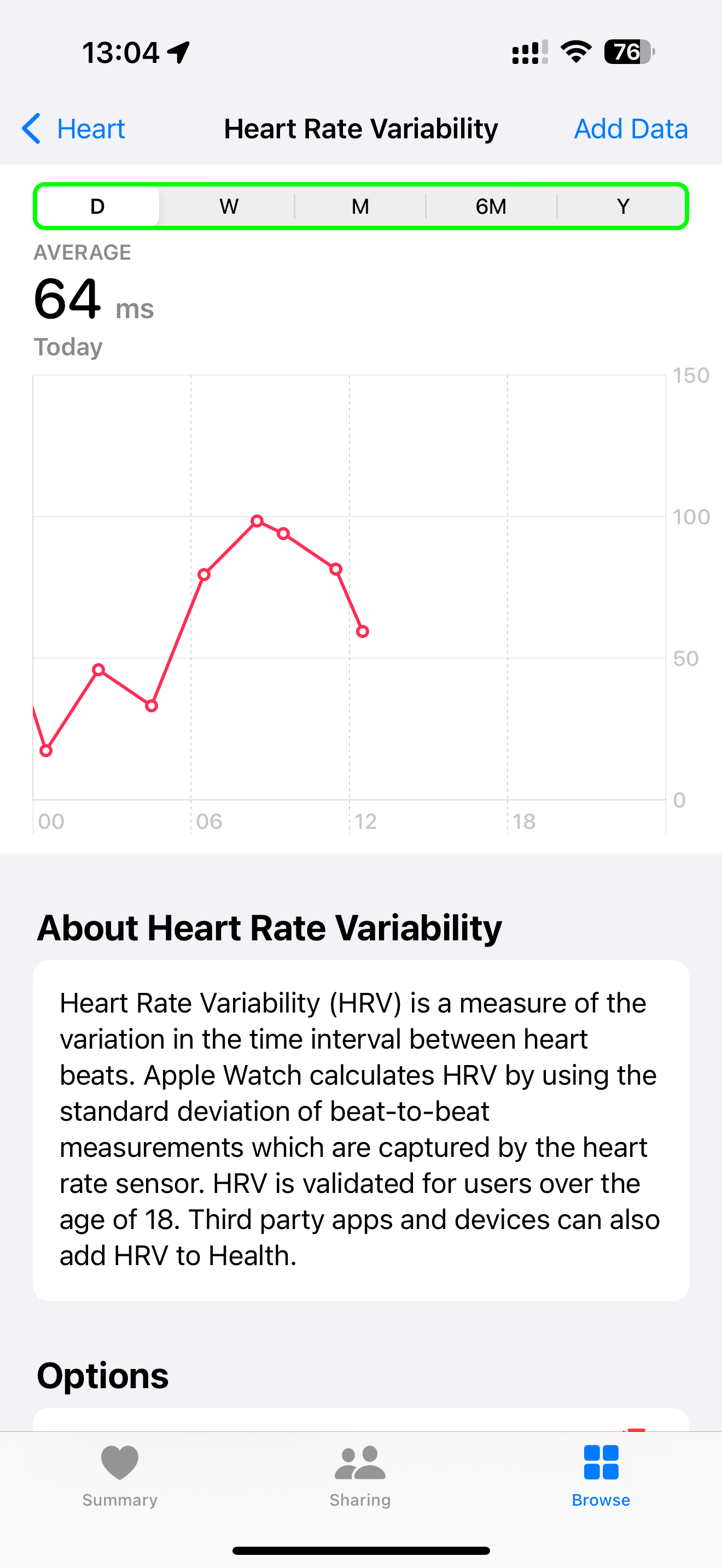 Low heart rate variability apple watch sale