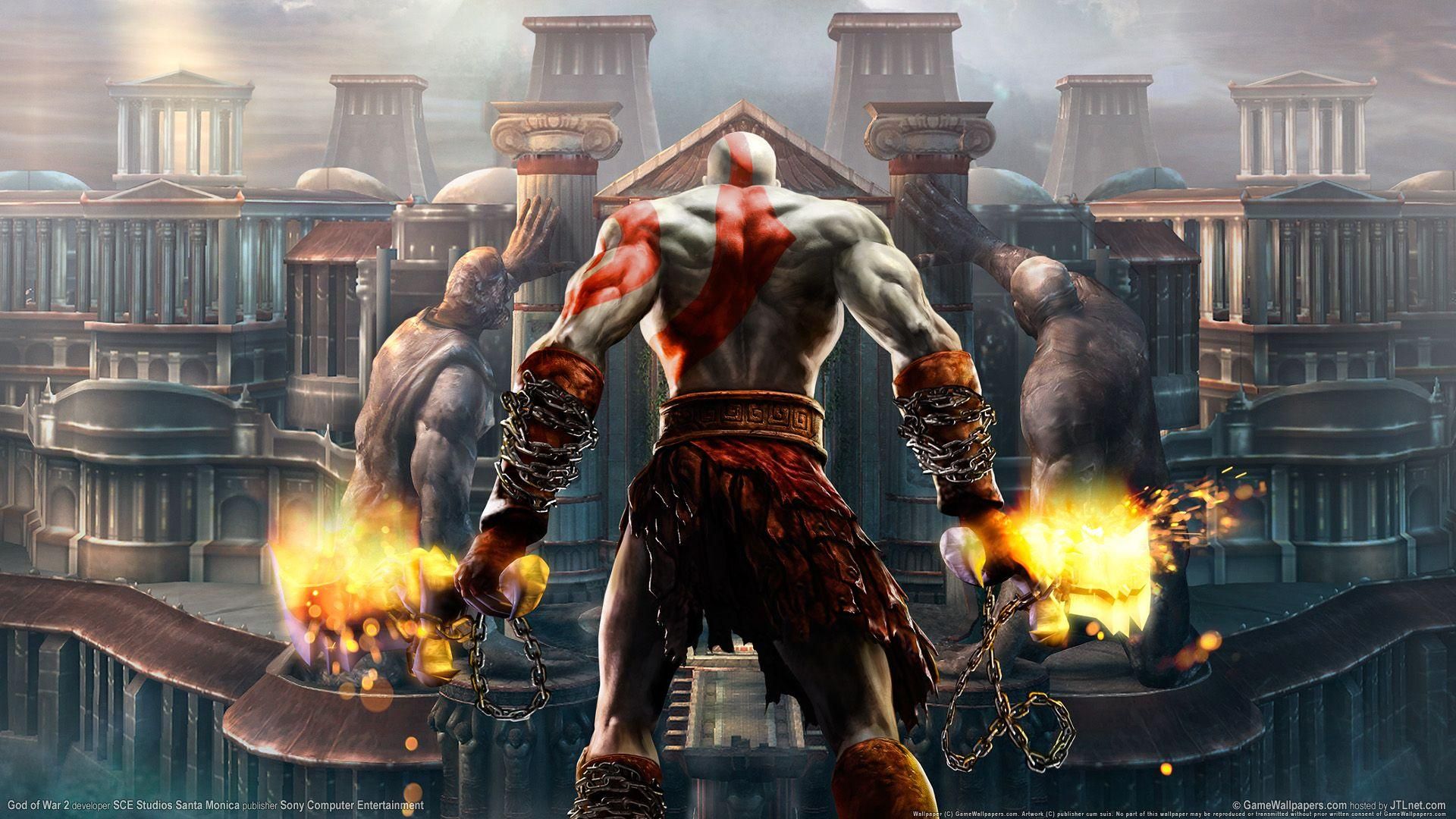 God of War 2 promotional image. 