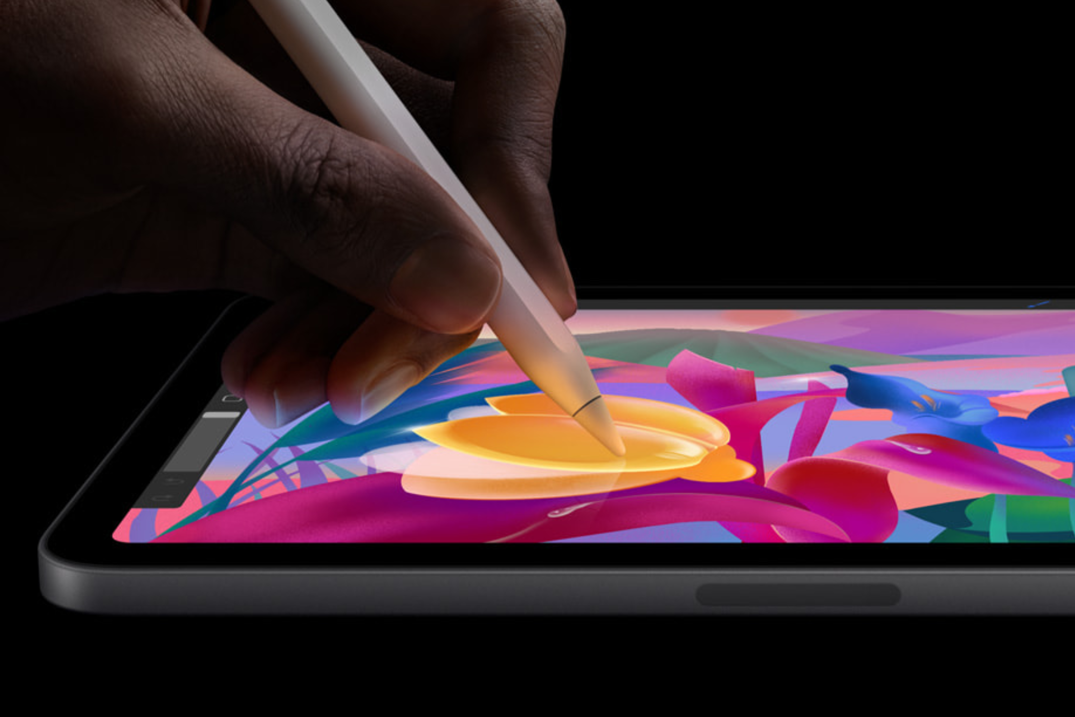 iPad mini with Apple Pencil Pro displayed on the screen.