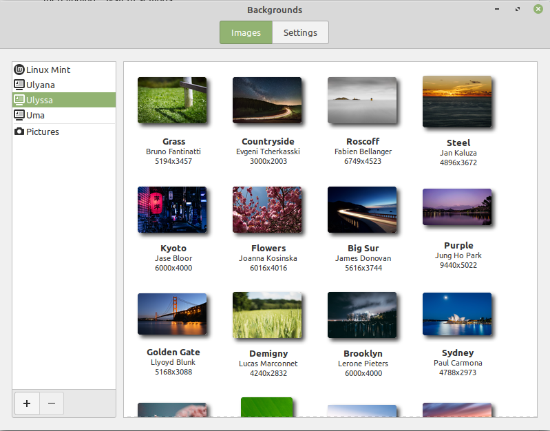 Linux Mint backgrounds