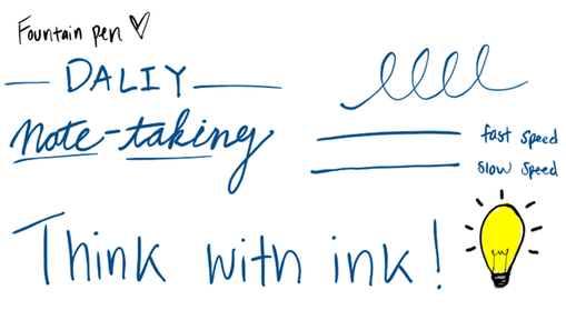 Demo screenshot of handwritten notes.