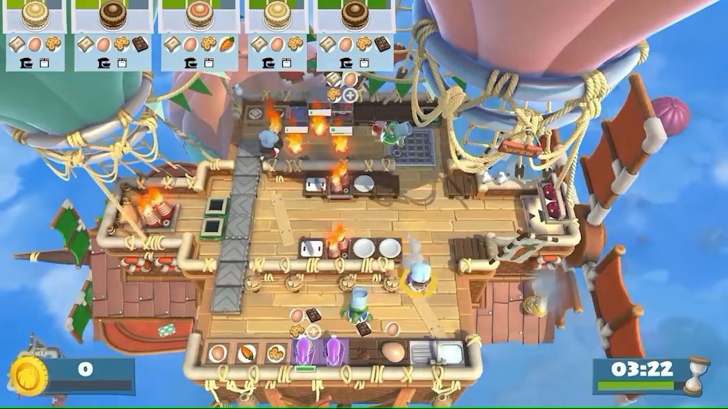 Overcooked all you can eat gameplay.