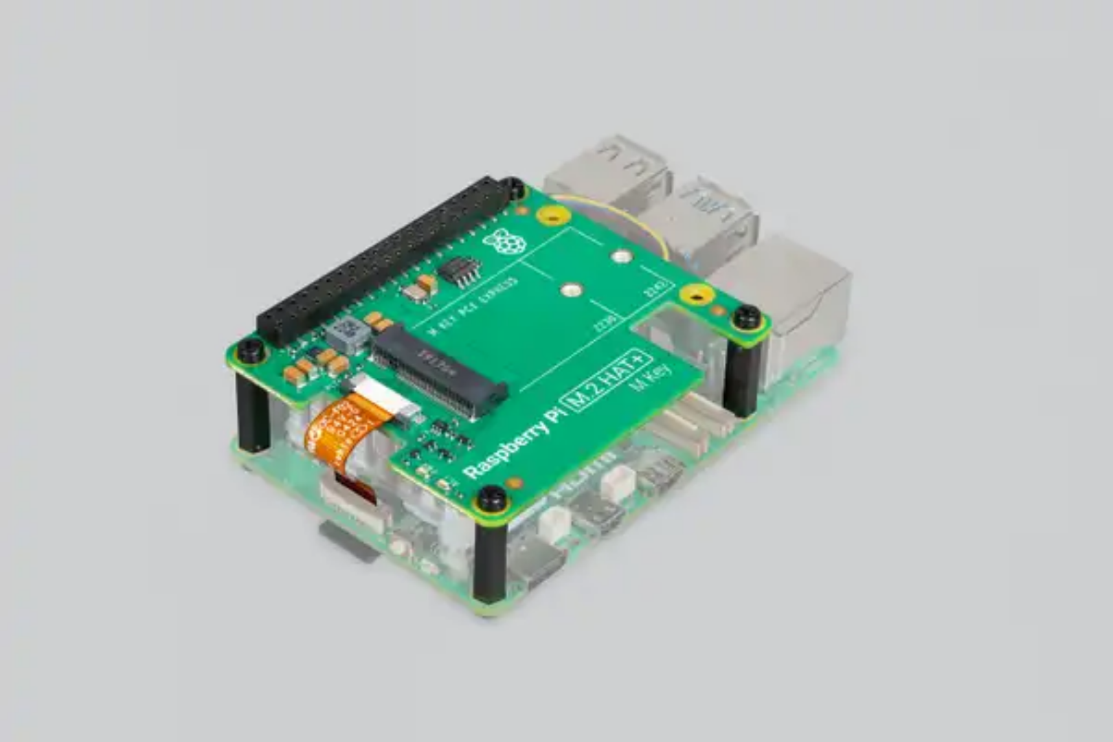 Raspberry Pi SSD hat diagram.