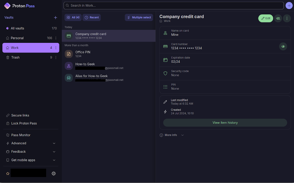 The Proton Pass Linux client.