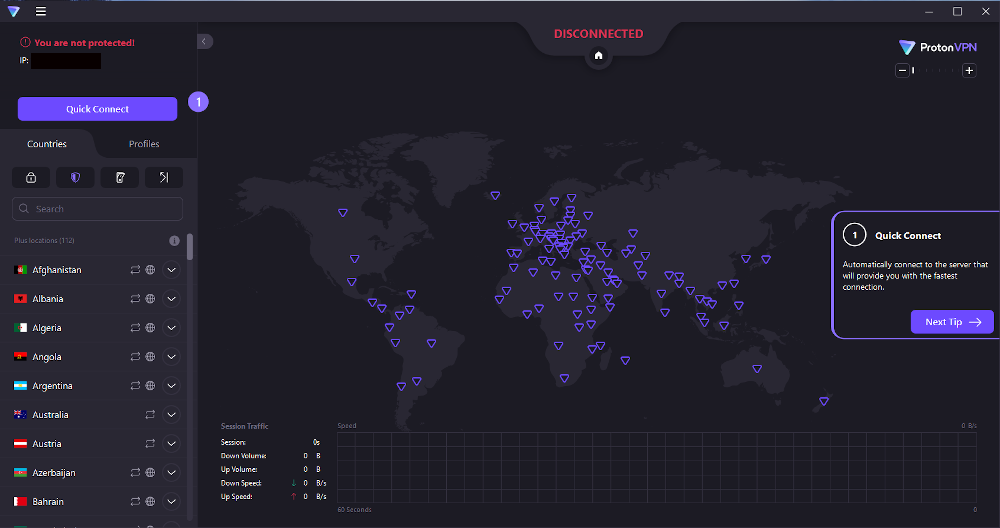 Proton VPN startup tips