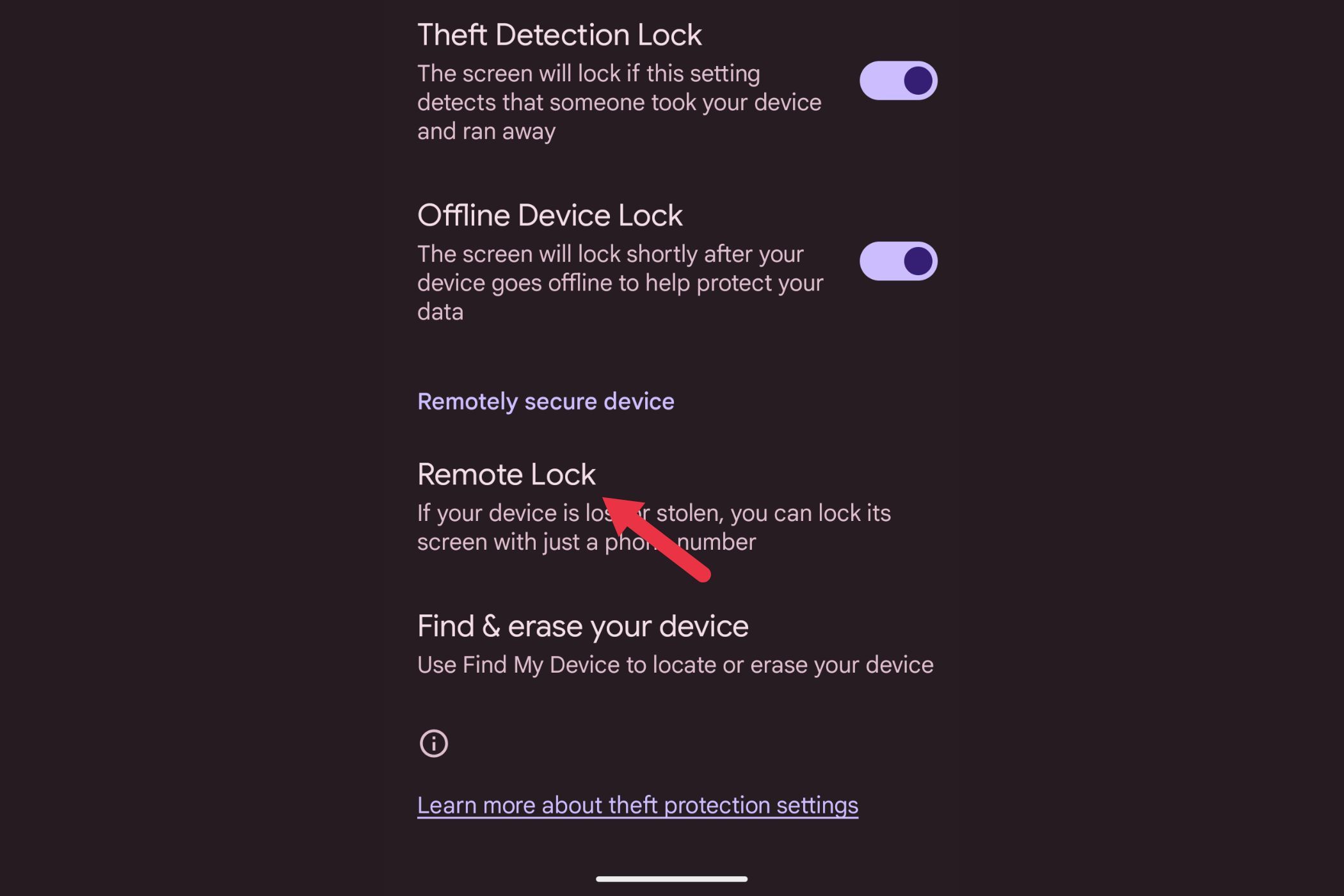 Remote Lock Setting Step 1