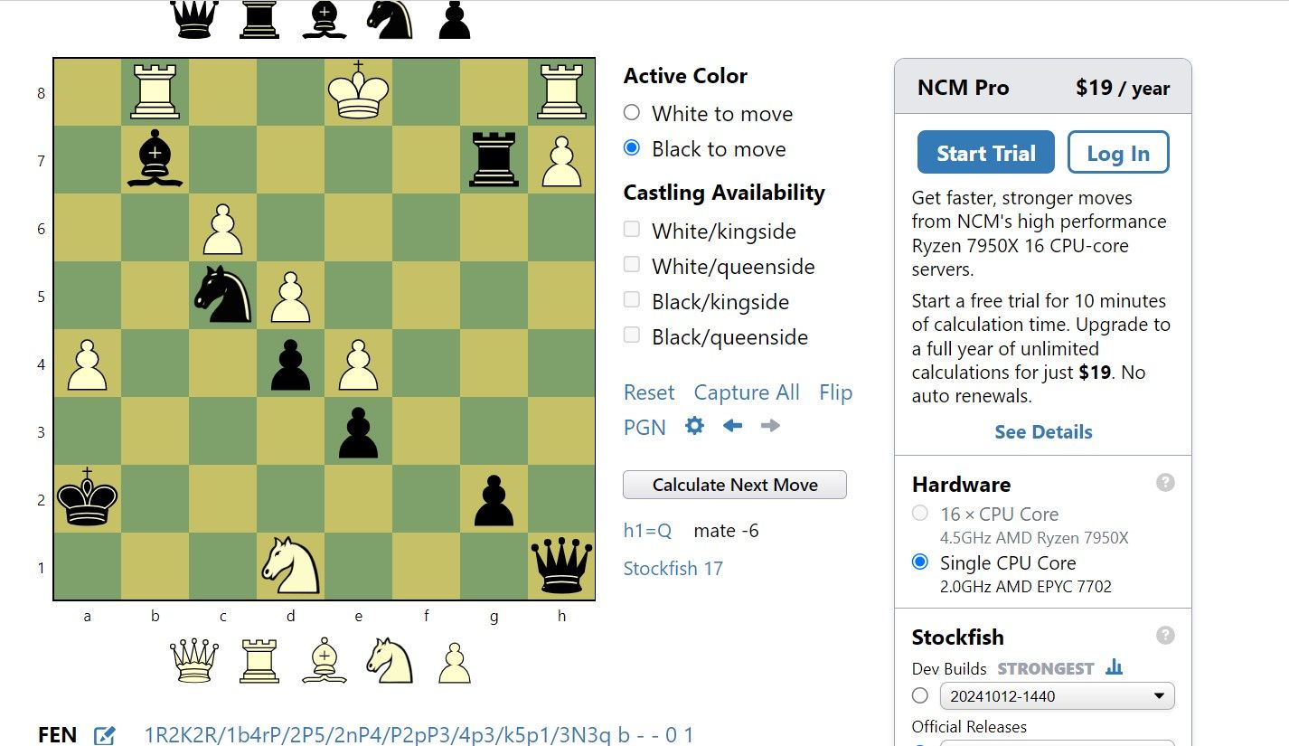 The Next Chess Move website.