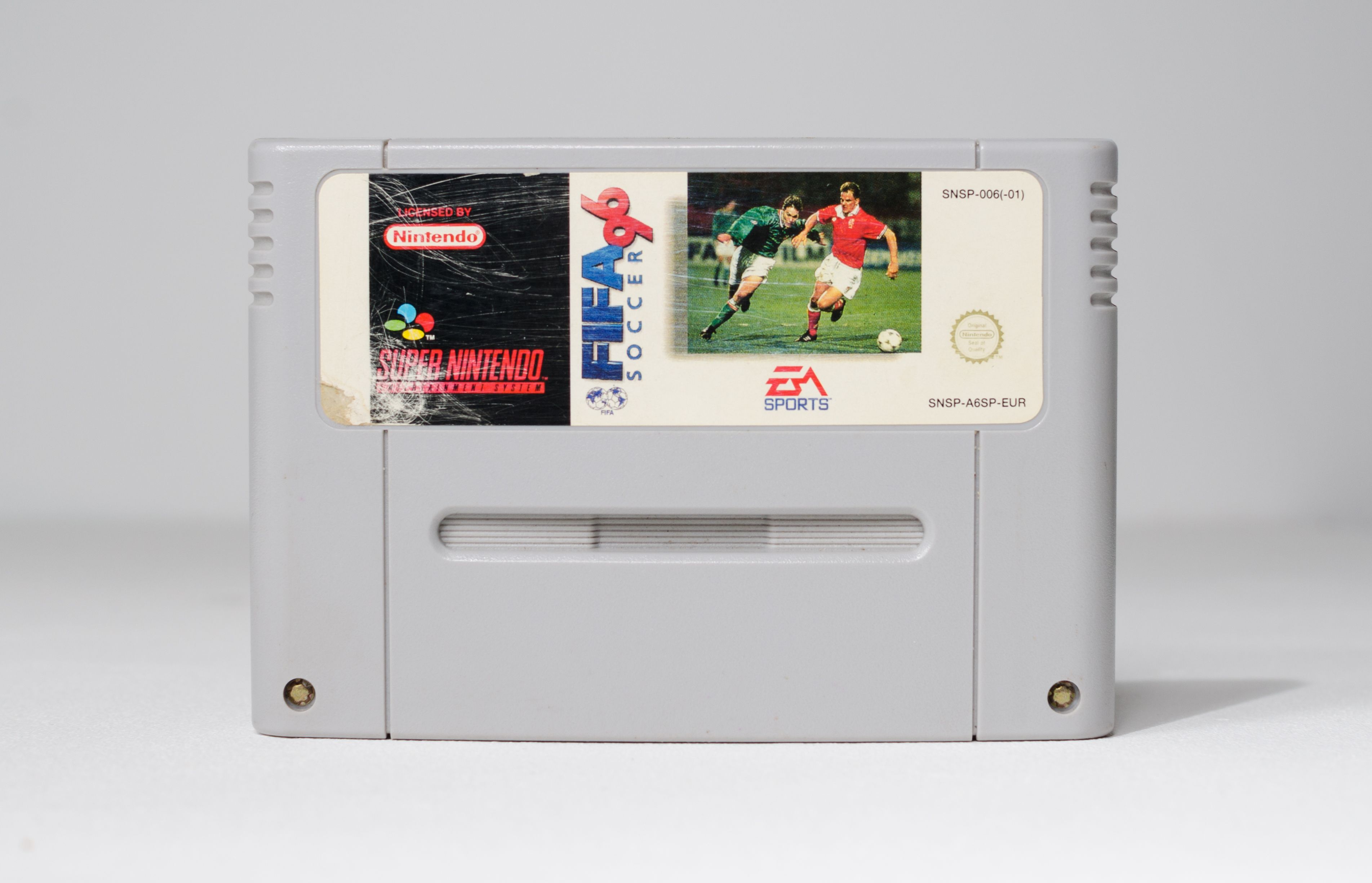 Nintendo SNES Fifa 96 rare super Nintendo official original video game cartridge