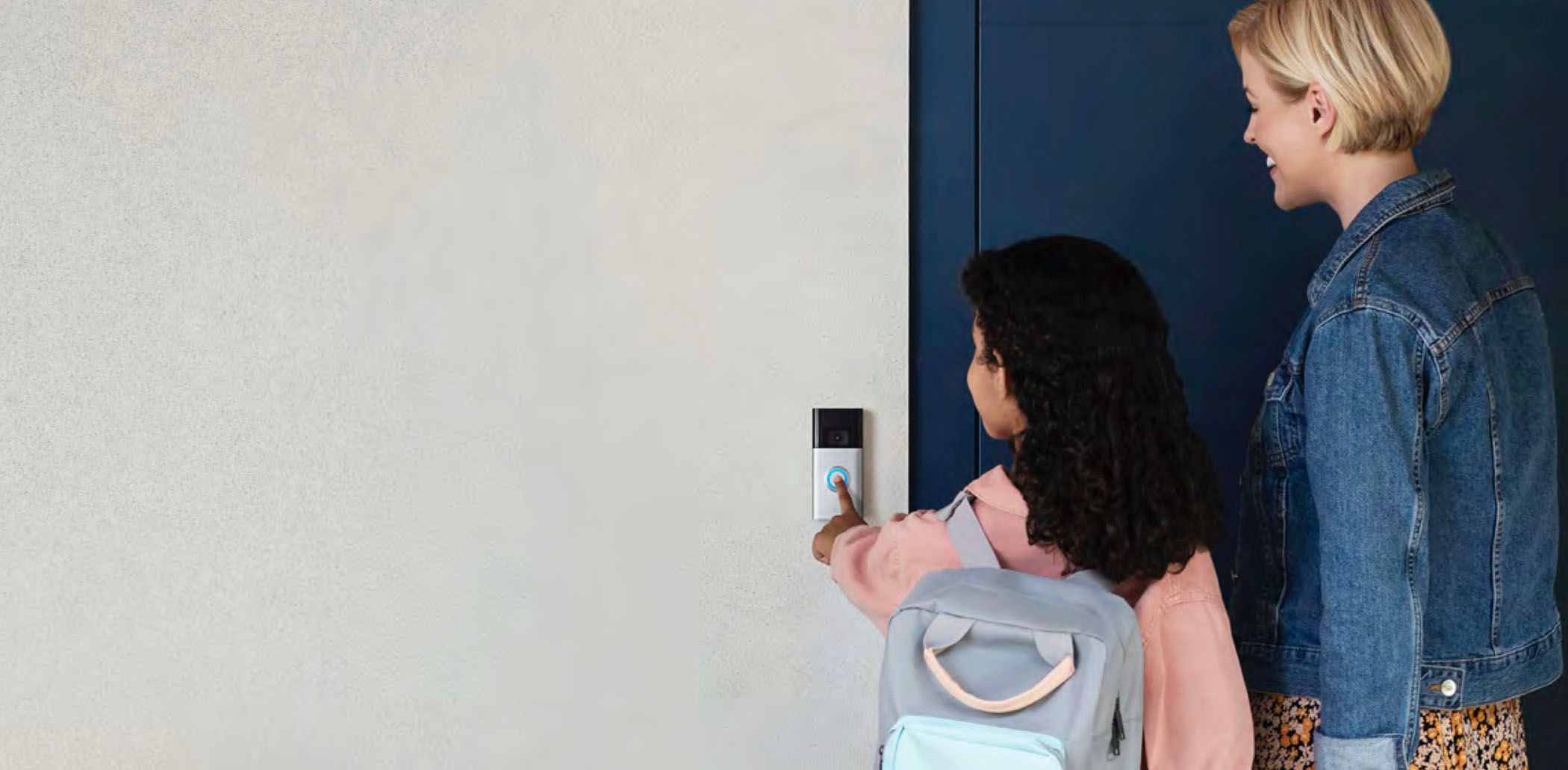 Smart doorbell using existing wiring.