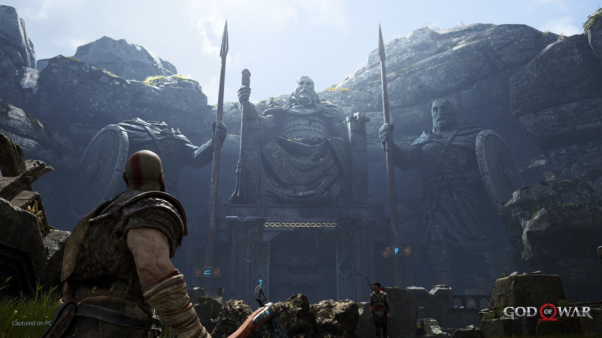 A promotional image from the 2018 God of War.