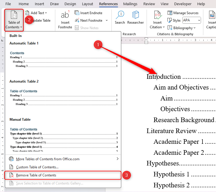 How to Create and Update a Table of Contents in Microsoft Word