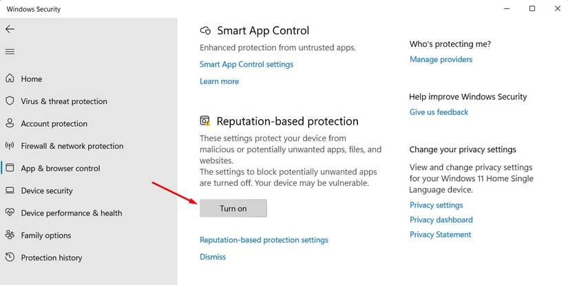 Reputation Based Protection Turned Off I Made These 5 Changes to Windows Security for Optimal Safety