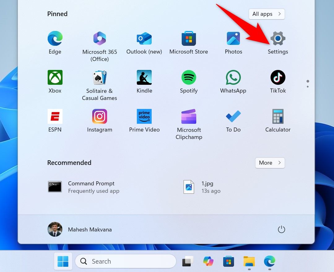 13 Ways to Open Settings on Windows 11