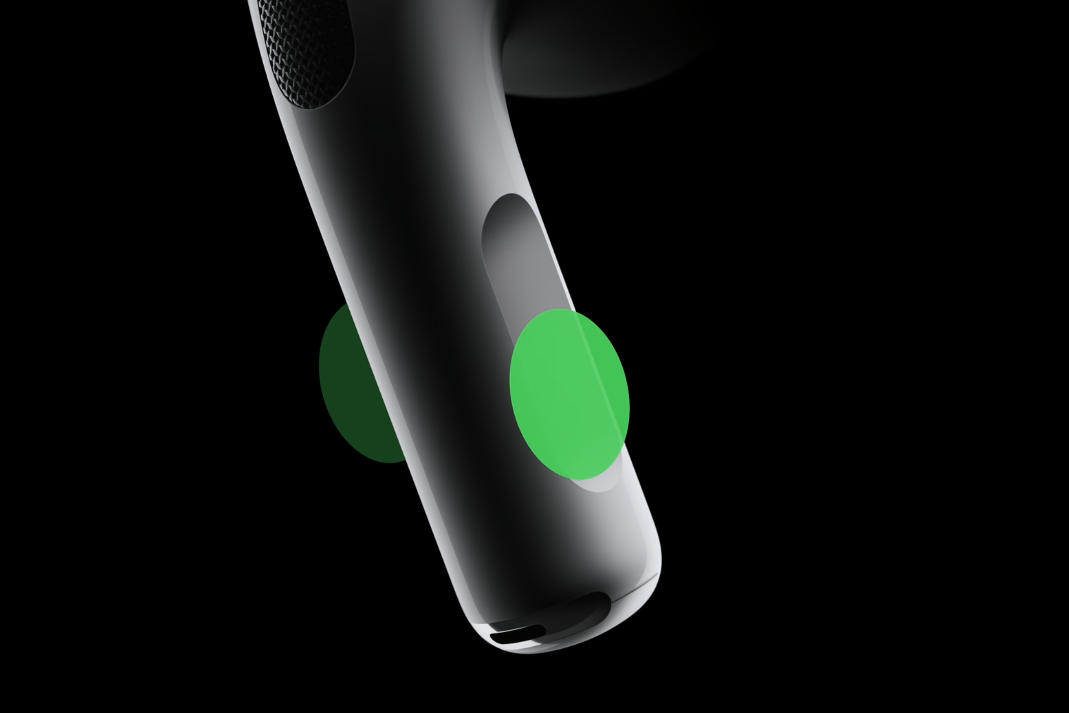 AirPods Pro 2 with touch sensors on the stem.