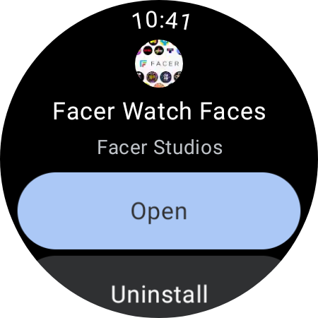 Facer Galaxy Watch App.