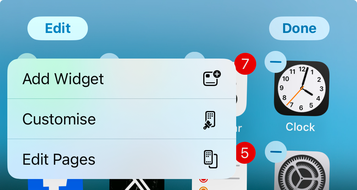 Add a widget to your iPhone home screen.