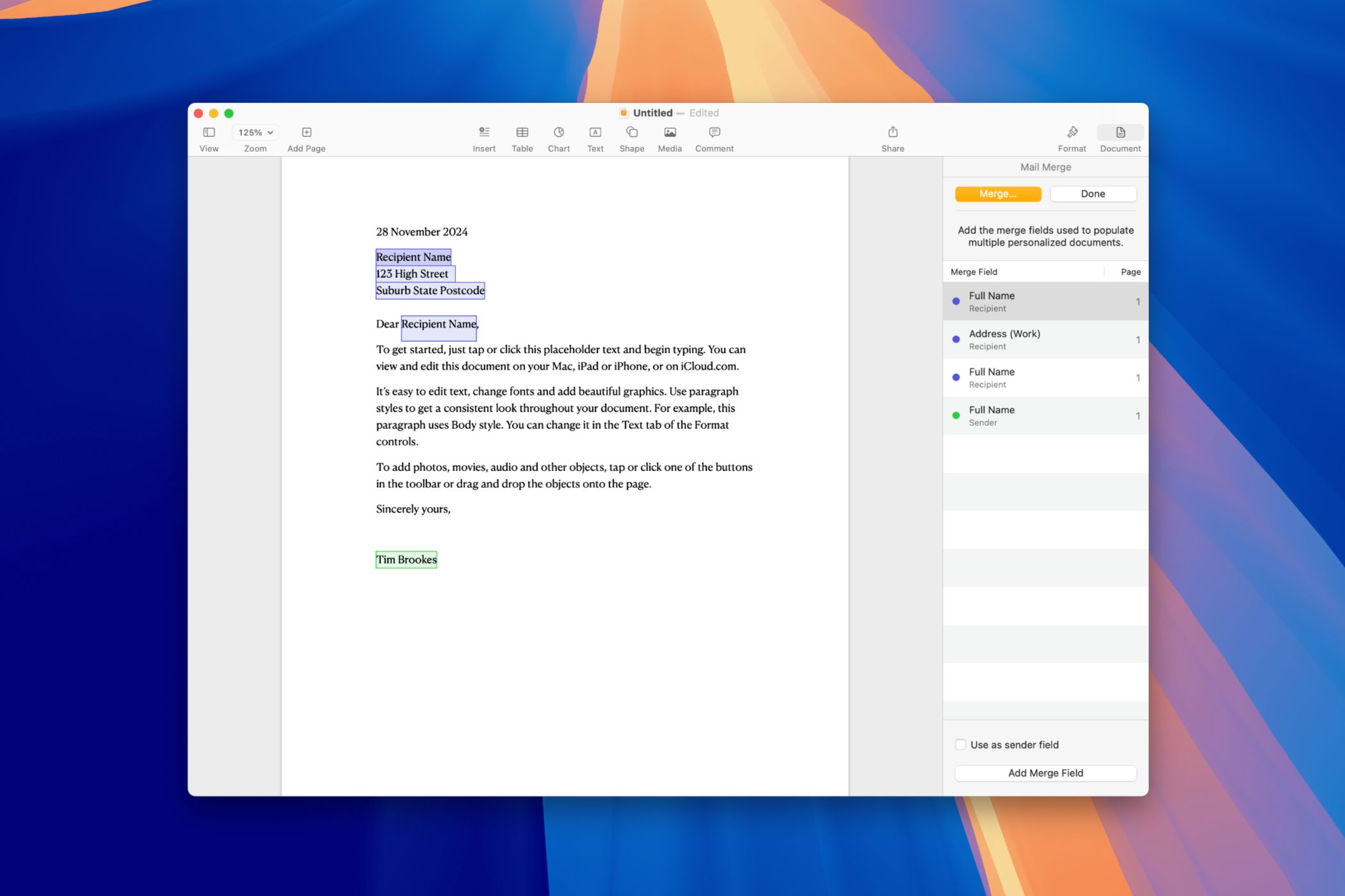 How to Create a Mail Merge in Apple Pages (for Free)