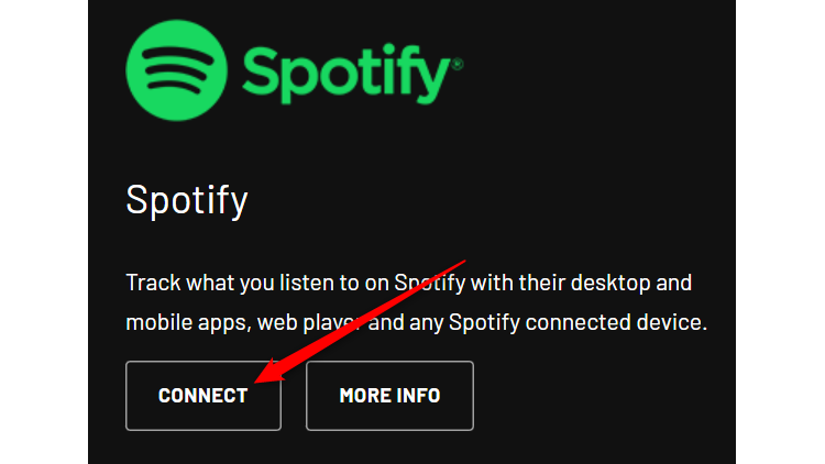 Last.fm spotify connection options