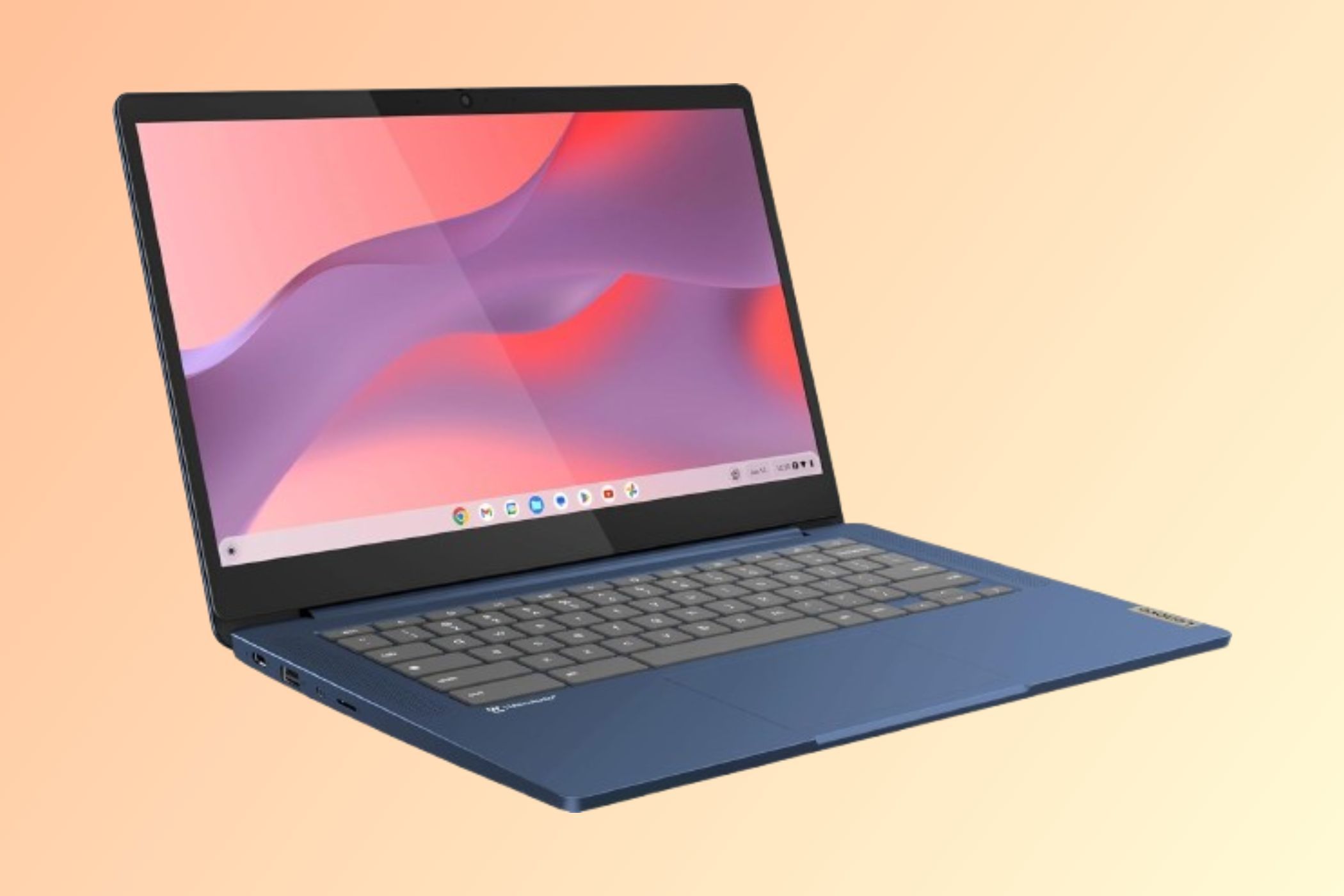 Lenovo IdeaPad Slim 3 on gradient background