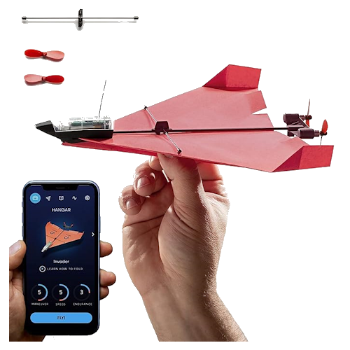 POWERUP 4.0 The Next-Generation Smartphone RC Controlled Paper Airplane Kit TAG