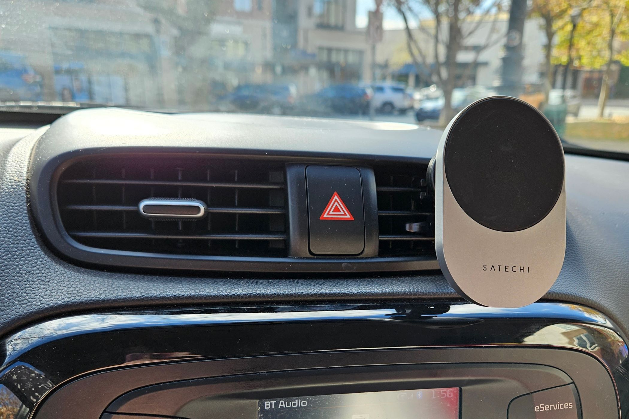 Satechi Qi2 Wireless Car Charger on Air Vent