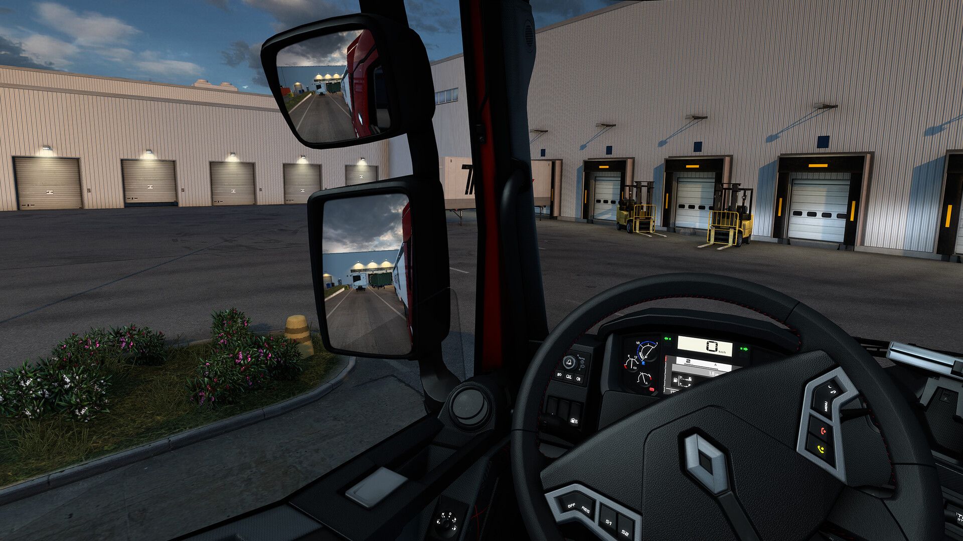 A promotional screenshot from the game "Euro Truck Simulator 2."