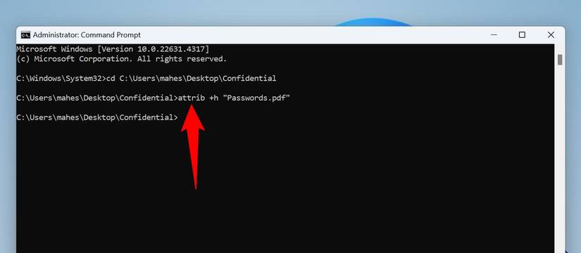 File Hide Command 4 Ways to Hide Files and Folders on Windows 11