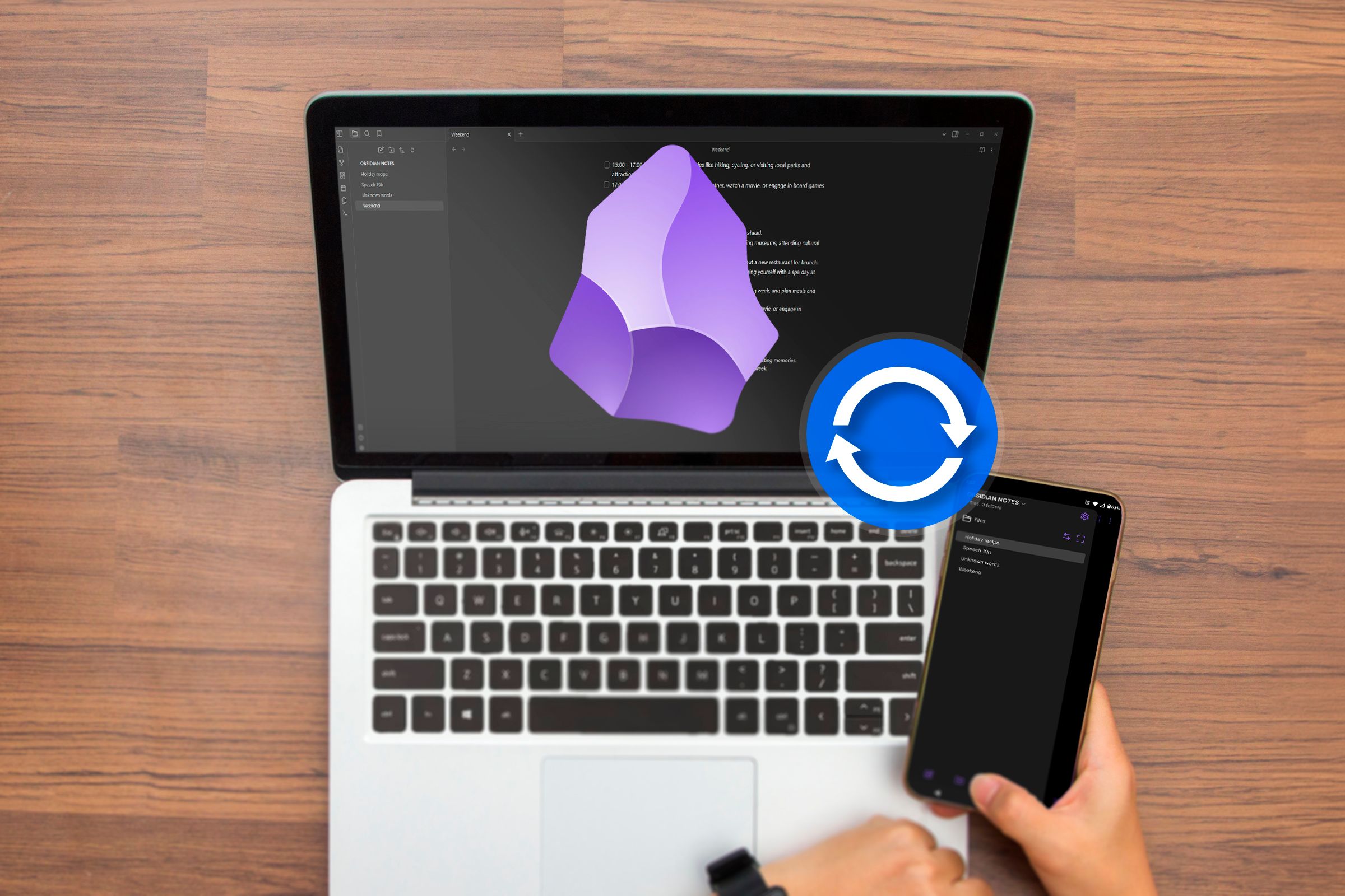 You Can Sync Obsidian Notes Between Your PC and Phone for Free, Here's How