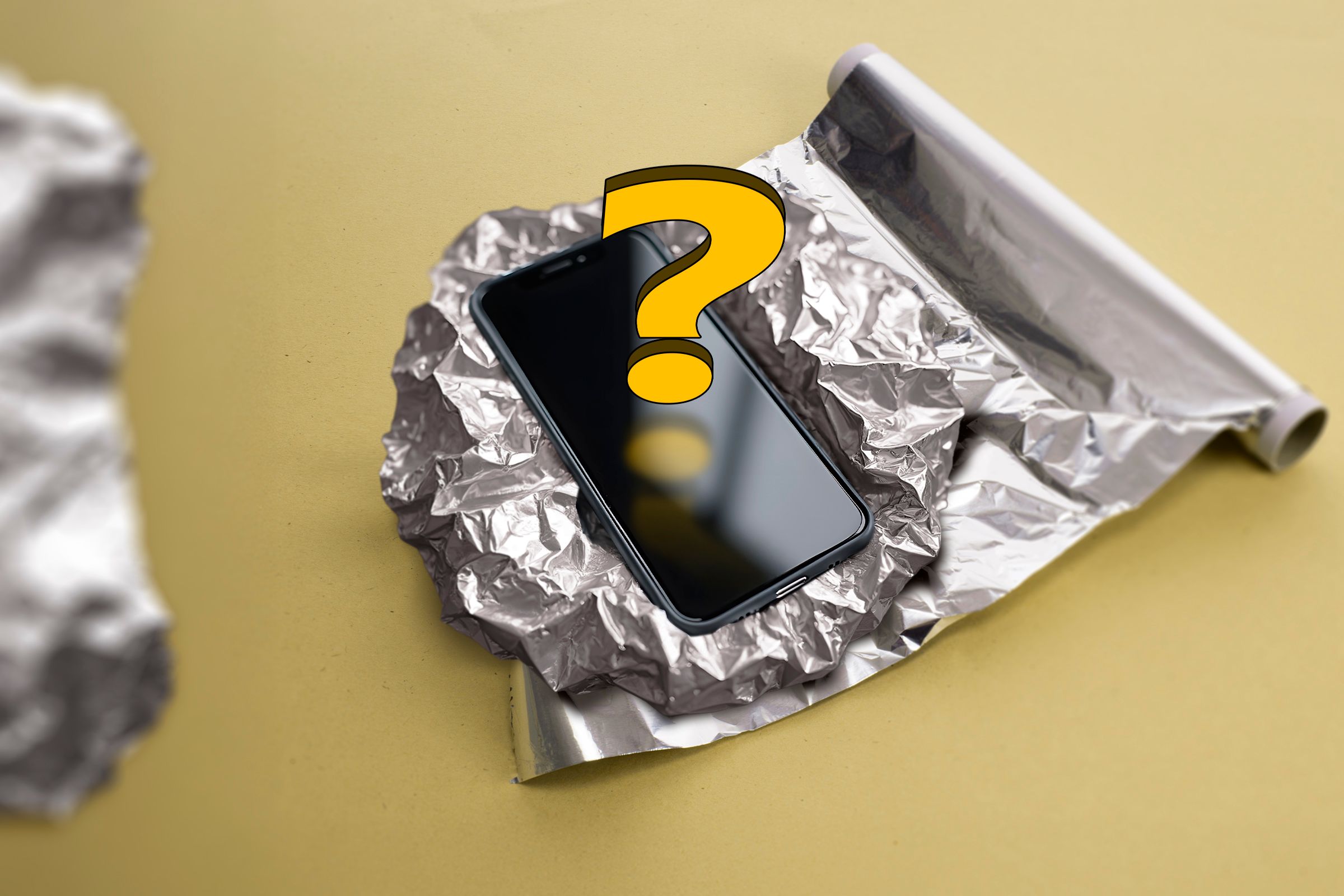 Here's What Wrapping Your Phone in Aluminum Foil Does