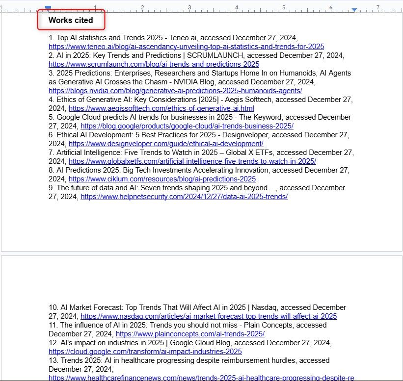 citedsourcesonReport generated with Google Gemini's Deep Research model showing relevant citied sources in the "Works cited" section at the bottom.docs