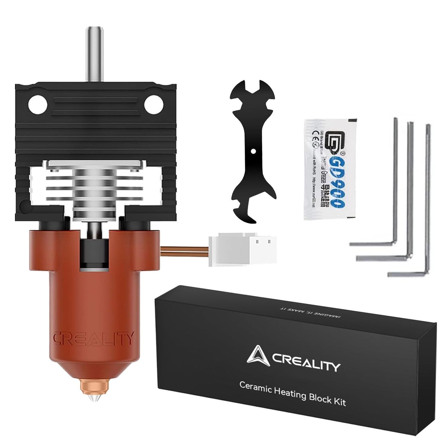 Creality K1 Unicorn hotend upgrade kit.