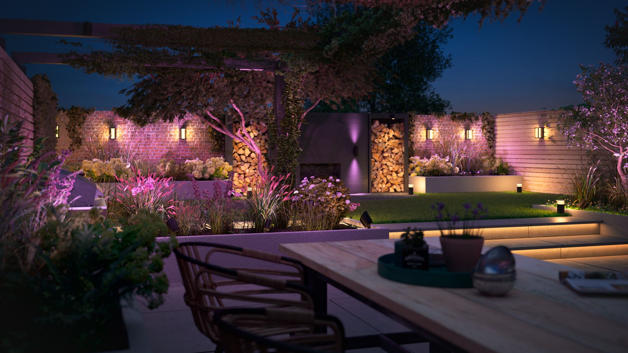 Garden lights can add style and value to your home.