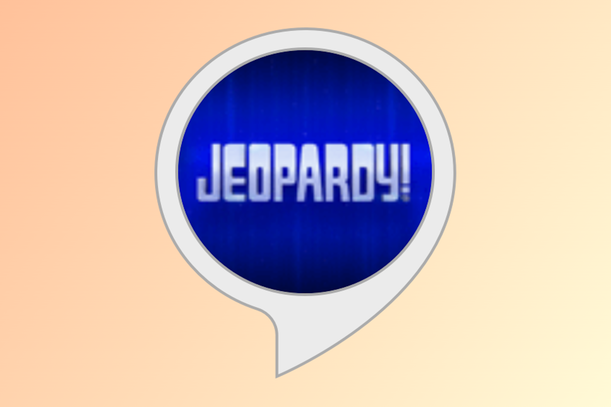 Amazon Alexa Jeopardy! logo.