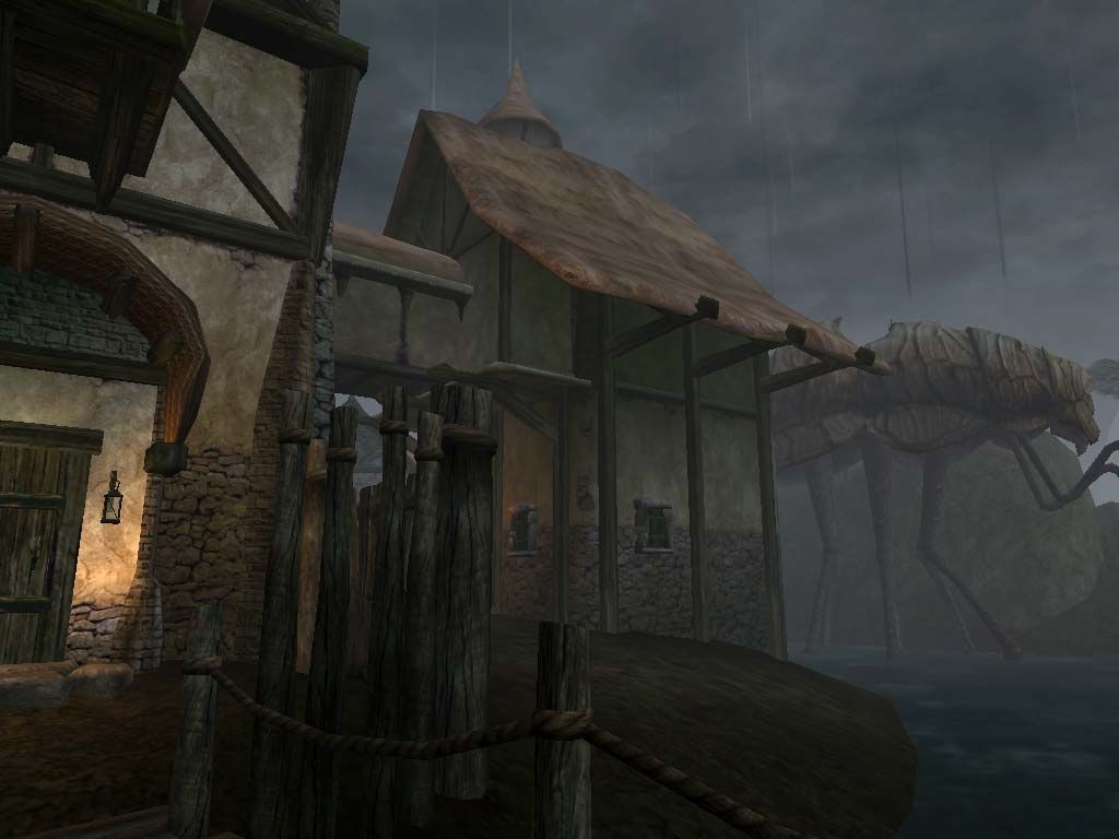 A screenshot from The Elder Scrolls III: Morrowind.